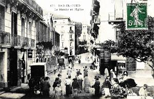 2562- Alger-Bab-el-oued - Marche et Eglise
